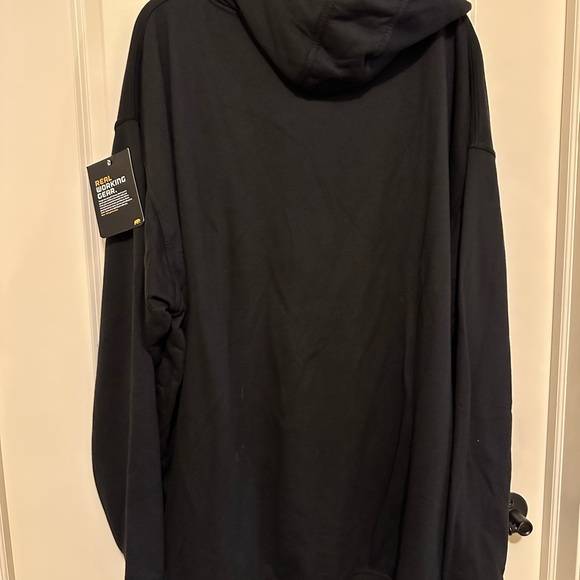 Berne Heritage Thermal-Lined Black Zip-Up Hoodie NWT 5X Tall - Picture 3 of 3